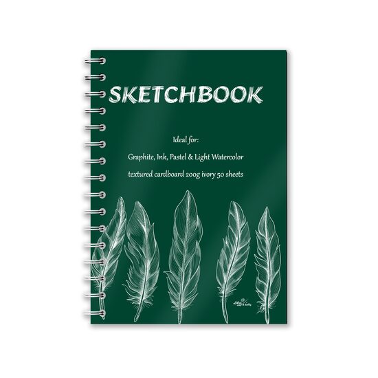 Caiet schite A5 50 file carton 200g ivory texturat SKA550200IT