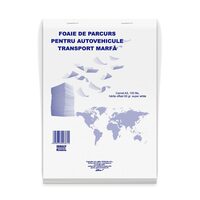 18+2 GRATIS! Foaie de parcurs pentru autovehicule transport marfa A5, carnet 100 file