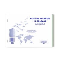 18+2 GRATIS! Nota de receptie 11 coloane autocopiativa