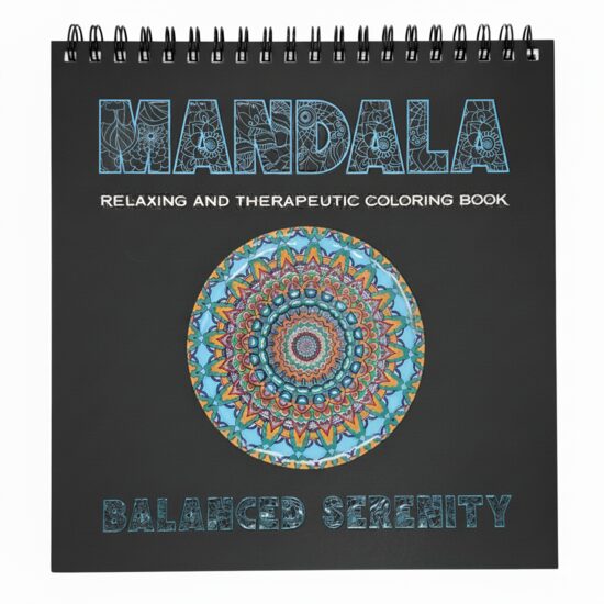 Carte de colorat 31X31 Mandala - Balanced Serenity - 25 file 170g spirala