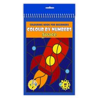 4+1 GRATIS! Carte de colorat pe numere A4 24F - Space 3+