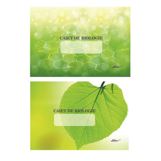8+2 GRATIS! Caiet  biologie 17x24 24 file Libra