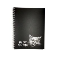 5+1 GRATIS!  Bloc desen si schite A4 hartie neagra 50 coli 120 g coperta plastic