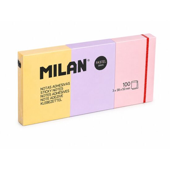 BLOC NOTES 3X50X40 PASTEL MILAN 85301P