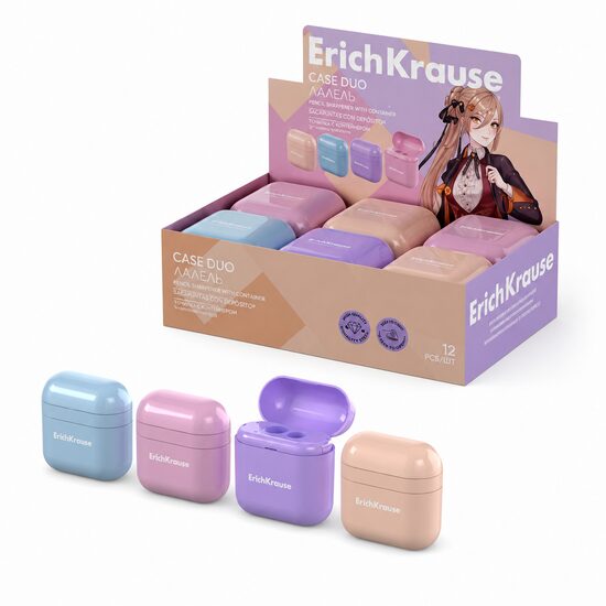 ASCUTITOARE DUBLA CU CONTAINER MANGA EK 60048