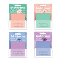 NOTES ADEZIV PLASTIC 75X75MM PASTEL BLOOM EK 61580