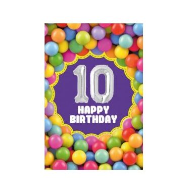 SET FELICITARE + 2 BALOANE 10ANI