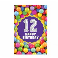 SET FELICITARE + 2 BALOANE 12ANI