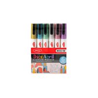 MARKER ACRILIC DACO SET 6 METALIZAT MK503/6M