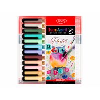 MARKER ACRILIC PENSULA DACO PASTEL SET12 MK506/12P