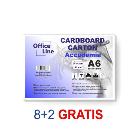 8+2 GRATIS Carton A6 160gr Accademia top.25 coli 