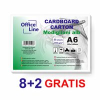 8+2 GRATIS Carton A6 200gr Modigliani Alb top.20 coli 