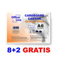 8+2 GRATIS Carton A6 230gr Orange Peel top.20 coli 