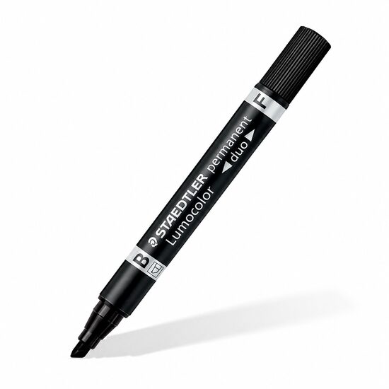 Marker Permanent 2 Capete F/M Negru Tesit STAEDTLER - 348B-9