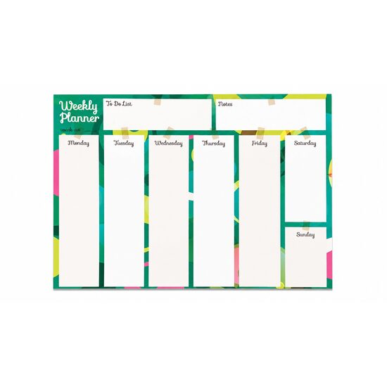 Planner Săptămânal A4 - 50 File, Design Tropical