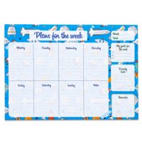 Planner Săptămânal A4 - 50 File, Design Spatiu