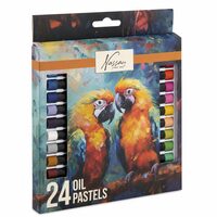 Set 24 Bucăți Cretă Pasteluri Uleioase NASSAU - 0407