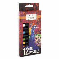Set 12 Bucăți Cretă Pasteluri Uleioase NASSAU - 0406