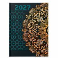 Agendă 2027 Datată Zilnic A5 Model Mandala 