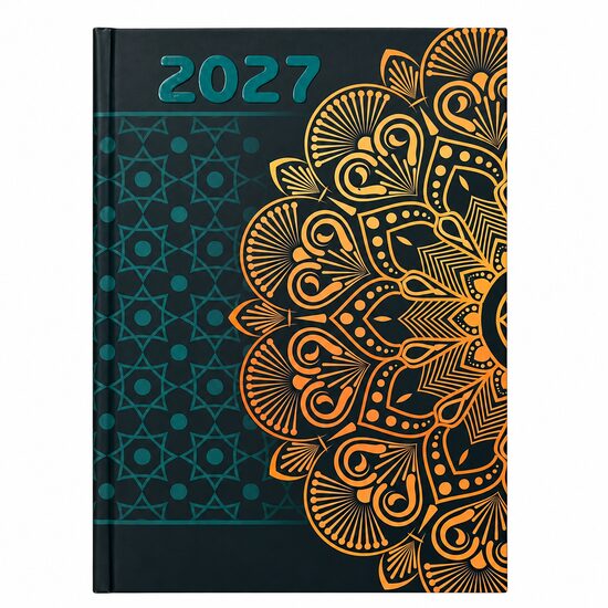 Agendă 2027 Datată Zilnic A5 Model Mandala 