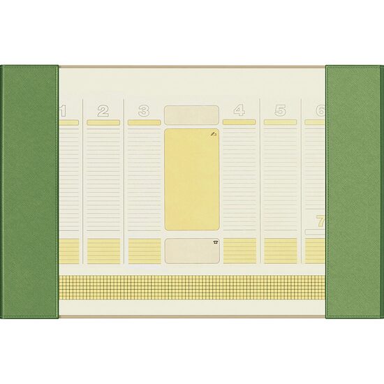 Mapă Birou Planner 38x56 cm Verde