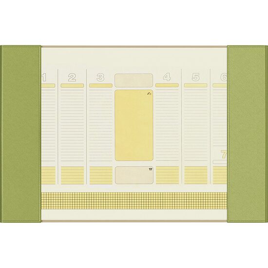 Mapă Birou Planner 38x56 cm Verde Apple