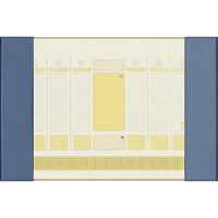 Mapă Birou Planner 38x56 cm Albastru Navy
