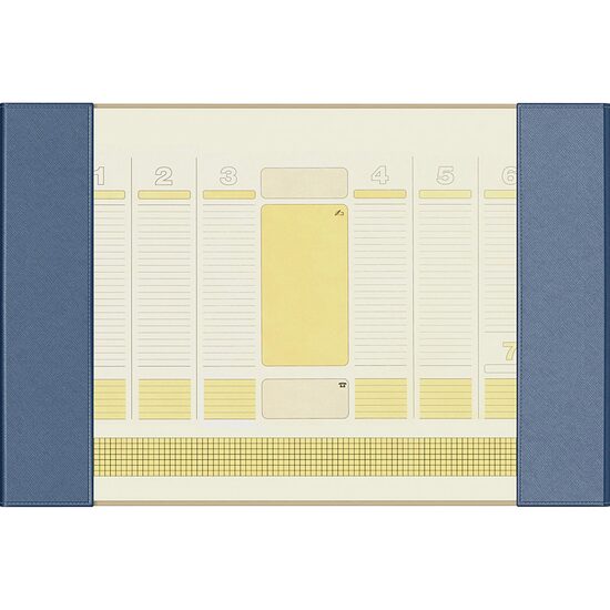 Mapă Birou Planner 38x56 cm Albastru Navy