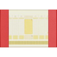 Mapă Birou Planner 38x56 cm Rosu