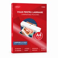 Folie de Laminat A4, 125 Microni, Daco, FO483