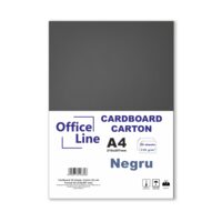 Carton A4 135gr Popset negru top.25 coli
