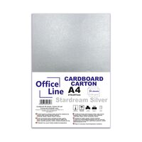 Carton A4 120gr Stardream silver top.25 coli