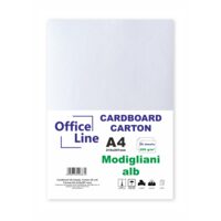 Carton A4 texturat, 200gr Modigliani alb top 20 coli