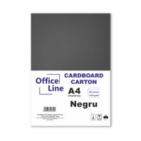 Carton A4 170gr Popset negru top.25 coli