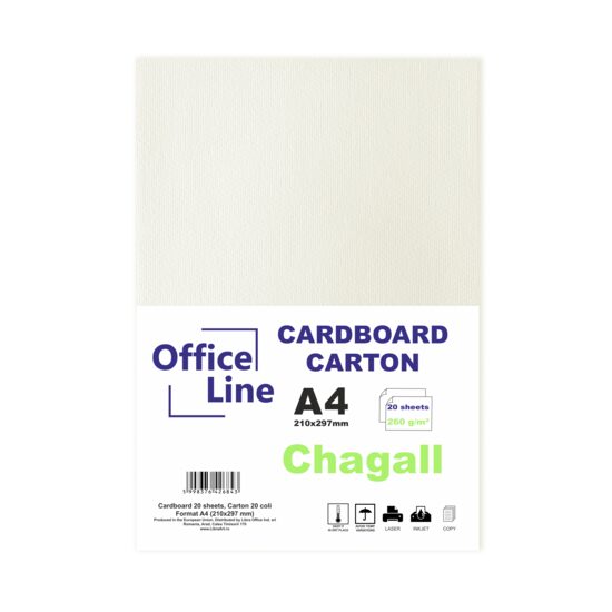 Carton A4 260gr Chagall top.20 coli