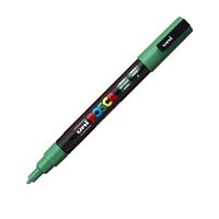 Marker UNI PC-3M Posca 09-13 mm, verde