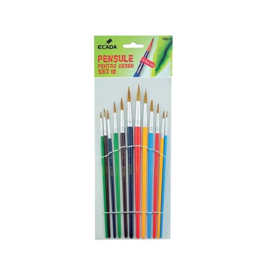 Pensula set 12 ECADA 79012 