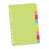 Index/separator carton color A4 set 10