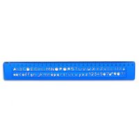 Sablon 30cm pentru litere si cifre drepte RIO