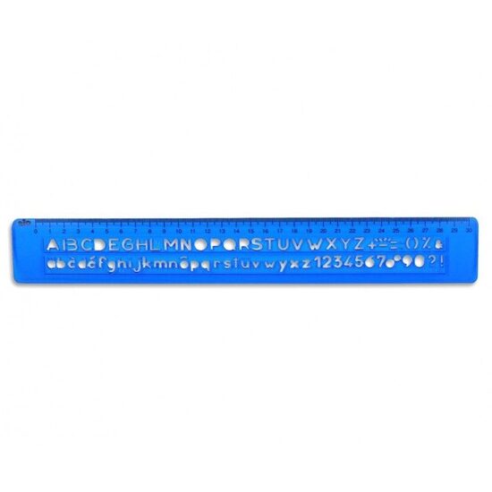 Sablon 30cm pentru litere si cifre drepte RIO
