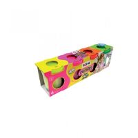 Plastilina usoara modeling 4 culori neon Dough - Fatih