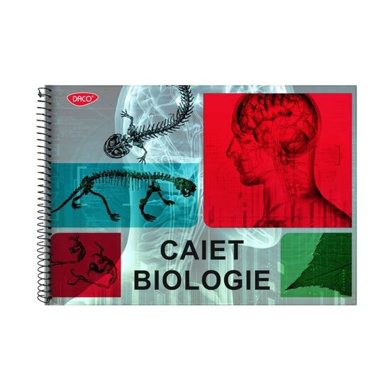 Caiet biologie A4 24 file spira Daco CT303