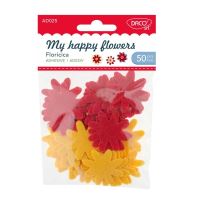 Accesorii craft - AD025 Floricica din pasla autoadeziva DACO
