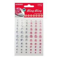 Accesorii craft - AD005RZ Bling bling diamante autoadezive roz DACO