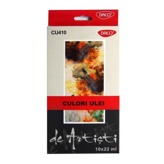 Culori ulei 10 culori 22 ml Artist DACO - CU410