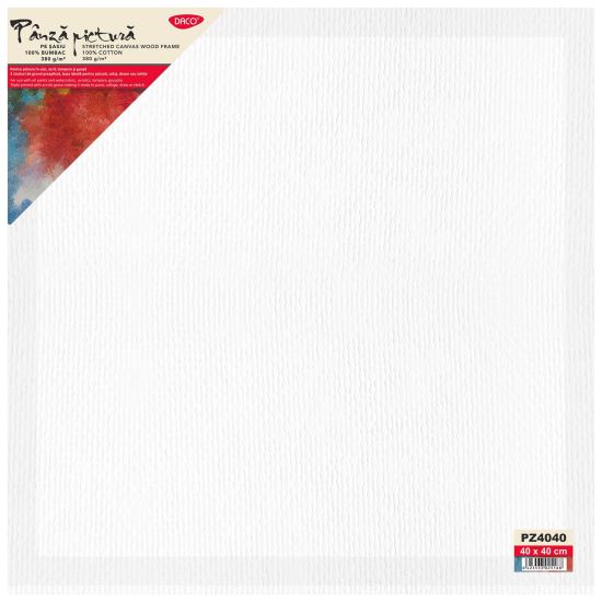 Panza pictura pe sasiu 40x40 cm DACO - PZ4040