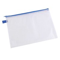 Mapa A4 plastic fermoar CNX 655/881 panzata alb/albastru