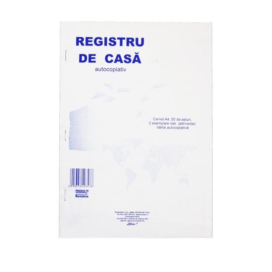 Registru de casa A4 autocopiativ vertical