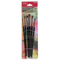 Pensule set 6 par sintetic drept DACO - PN226