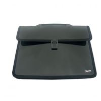 Mapa Plastic, 2 Compartimente, Daco Negru - MP302N